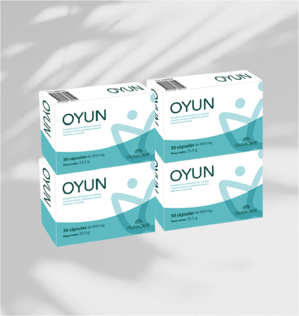 Oyun 4 cajas (120 cápsulas) pack máximo ahorro (sin gastos de envío)