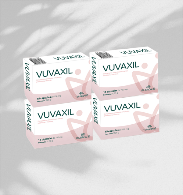 Vuvaxil 4 cajas (60 cápsulas) pack máximo ahorro  (sin gastos de envío)